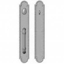 Rocky Mountain Hardware<br />G30636/G30635 Grip one side - Push/Pull Dead Bolt - 3-1/2" x 22" Corbel Arched Escutcheons