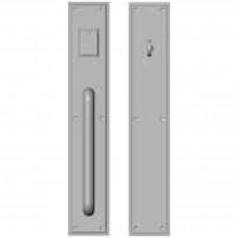 Rocky Mountain Hardware<br />G320/G322 Grip one side - Push/Pull Dead Bolt - 3-1/2" x 20" Stepped Escutcheons