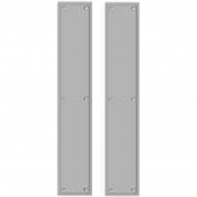 Rocky Mountain Hardware<br />G324/G324 Push plates only - Push Double - 3-1/2" x 20" Stepped Escutcheons
