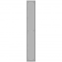 Rocky Mountain Hardware<br />G327 Push plate only - Push Single - 3-1/2" x 24" Stepped Escutcheon