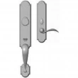 Rocky Mountain Hardware<br />G572/E721 - Entry Dead Bolt/Spring Latch Set - 3" x 20" Exterior with 2-1/2" x 11" Interior Arched Escutcheons