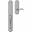 Rocky Mountain Hardware<br />G763/E702 - Full Dummy Set - 2-3/4" x 20" Exterior with 2-1/2" x 9" Interior Arched Escutcheons