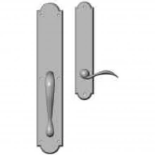 Rocky Mountain Hardware - G771/E736 - Full Dummy Set - 3-1/2" x 20" Exterior with 2-1/2" x 13" Interior Arched Escutcheons