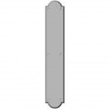 Rocky Mountain Hardware<br />G771 Push plate only - Push Single - 3-1/2" x 20" Arched Escutcheon