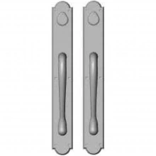 Rocky Mountain Hardware<br />G781/G781 Grips both sides - Pull/Pull Double Cylinder Dead Bolt - 3-1/2" x 26" Arched Escutcheons