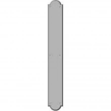 Rocky Mountain Hardware<br />G784 Push plate only - Push Single - 3-1/2" x 26" Arched Escutcheon