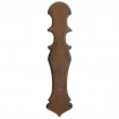 Rocky Mountain Hardware<br />G804 Push plate only - Push Single - 4-3/16" x 18" Gothic Escutcheons