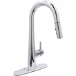 Huntington Brass<br />K4902101-J - Vino Pull Down Kitchen Sink Faucet in Chrome with Deck Plate