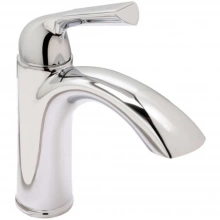 Huntington Brass - W3182101-1 - Joy Collection Single Hole Bathroom Sink Faucet in Chrome