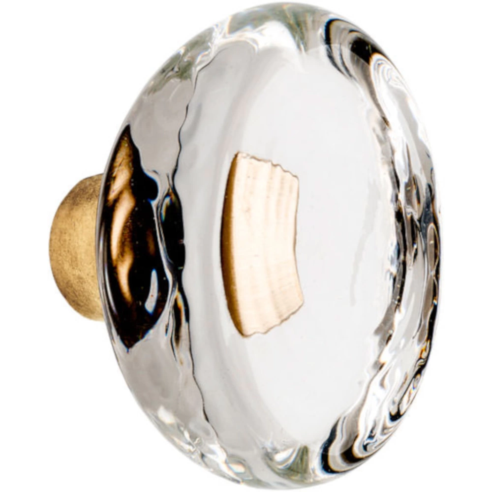 Oval Cast Glass Knob - K151 (Upcharge)
