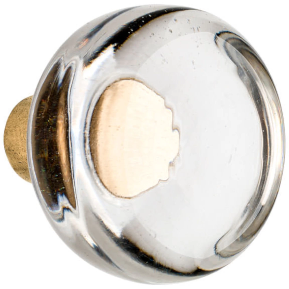 Round Cast Glass Knob - K156 (Upcharge)