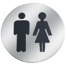 Linnea  - SGN-76R3 - Circle Male/Female Door Sign