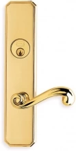 Omnia - 11055 - Omnia Solid Brass Mortise Lever Lockset- 11055