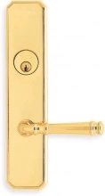 Omnia - 11904 - Omnia Solid Brass Mortise Lever Lockset- 11904