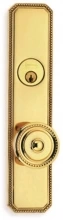 Omnia - D25430 - Omnia Solid Brass Deadbolt Knob Lockset- D25430