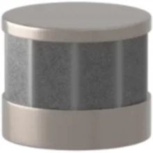 Turnstyle Designs - P8742 - Recess Amalfine, Cabinet Knob, Faceted Button