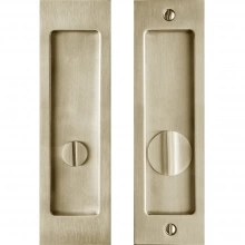 Linnea  - PL160S-ST-PR - Square Pocket Door Lock with Straight Turn Piece