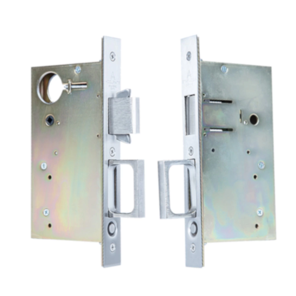 Pair of Doors <br> Exposed Fastener Pocket Door Hardware <br> Accurate