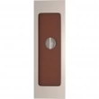 Turnstyle Designs<br />R1955 - Leather Rectangle Flush Door Pull with Release