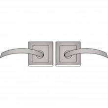 Ashley Norton<br />RE.42 - Concealed Fixing Square Rose Full Dummy Set - 2-1/2" x 2-1/2"