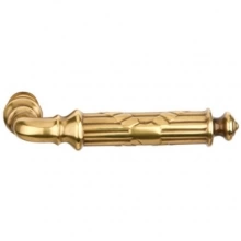Emtek - Brass Designer Ribbon & Reed Lever (RBL) - Select a Rose