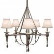 Rocky Mountain Hardware<br />C500 - Five-Arm Towne Chandelier with Prisms