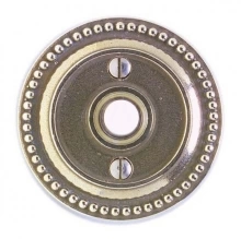 Rocky Mountain Hardware - DBB-E589 - Doorbell Button - 3 1/8" Round Maddox Escutcheon