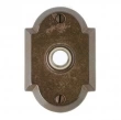 Rocky Mountain Hardware<br />DBB-E700 - Doorbell Button - 2-1/2" x 3-3/4" Arched Escutcheon