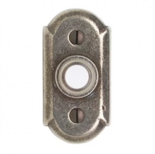 Rocky Mountain Hardware - DBB-EW705 - Doorbell Button - 1-1/2" X 3" Arched Escutcheon