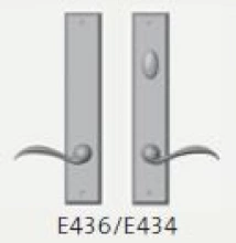Rocky Mountain Hardware - E436/E434 Thumb Turn - Endura Trilennium Rectangular Multipoint Inactive/Thumb Turn Lever Set