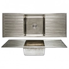 Rocky Mountain Hardware - SK565 - Basin Sink - Double Drainboard CALL FOR PRICE