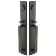 Emtek<br />454646 - Rustic Modern Rectangular Full Length Grip by Grip Entrance Handleset - Double Cylinder