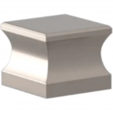 Turnstyle Designs - S1192 - Solid, Cabinet Knob, Square Button