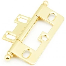 Schaub - 1100B-03 - Solid Brass, Hinge, Ball Tip Non-Mortise, Polished Brass finish