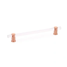 Schaub - 408-BRG - Lumiere, Pull, Acrylic, Brushed Rose Gold, 8" cc