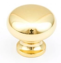 Schaub - 706-03 - 1-1/4" Polished Brass Knob