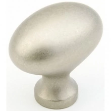 Schaub - 719-DN - Solid Brass, Traditional, Round, Knob 1-3/8" diameter, Distressed Nickel finish
