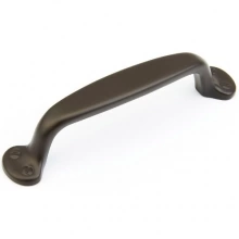 Schaub - 742-10B - Solid Brass, Country, Pull, 4"cc, Oil Rubbed Bronze finish
