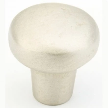Schaub - 771-AS - Cast Bronze, Mountain, Round Knob, 1-1/4" diameter, Antique Silver finish
