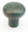 Schaub<br />771-VI - Cast Bronze, Mountain, Round Knob, 1-1/4" diameter, Verde Imperiale finish