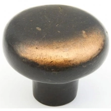 Schaub - 773-AZ - Cast Bronze, Mountain, Round Knob, 1-5/8" diameter, Antique Bronze finish
