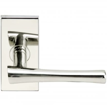 INOX Unison Hardware<br />SH214 TL4 - Tubular Champagne Lever with SH Rosette in AISI 304 Stainless Steel