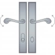 Ashley Norton<br />SQLP4.55 - Rectangular American Cylinder Lever High Multi Point Entry Trim - Configuration 1