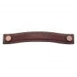Turnstyle Designs<br />A1180 - Bow Leather, Cabinet Handle, Large Button