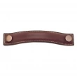 Turnstyle Designs<br />A1181 - Bow Leather, Cabinet Handle, Medium Button