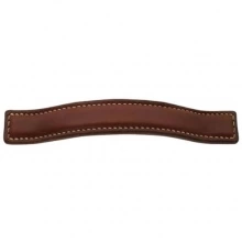 Turnstyle Designs - AP1180 - Bow Leather, Cabinet Handle, Large Plain