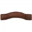 Turnstyle Designs<br />AP1182 - Bow Leather, Cabinet Handle, Small Plain