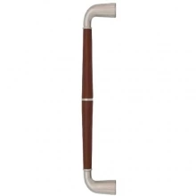 Turnstyle Designs - CF1608 - Combination Leather Goose Neck, Door Pull, Tube Split Stitch In
