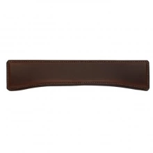 Turnstyle Designs - H1196 - Savile Leather, Cabinet Cup Handle, Large Wave