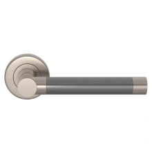 Turnstyle Designs - QA4561 - Pipe Recess Amalfine, Door Lever, Faceted